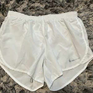 Nike, Dri-Fit White Shorts Size Small